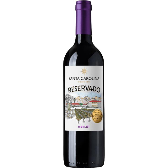 Vino Reservado Merlot Santa Carolina 750ML