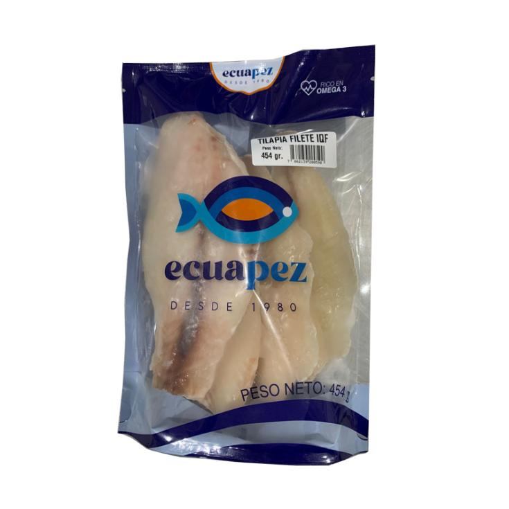 Filete De Tilapia Funda Ecuapez 454Gr