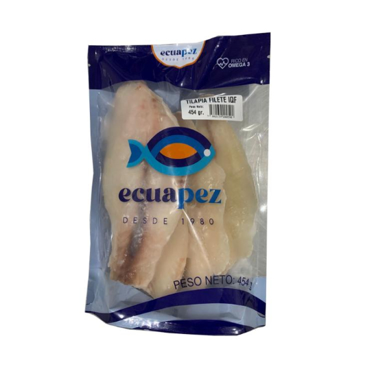 Filete De Tilapia Funda Ecuapez 454Gr