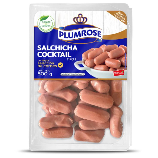 Salchicha Cocktail Tipo I Plumrose 500Gr