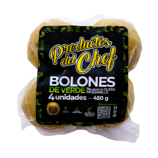 Bolones De Verde Con Queso X 4 Un Productos Del Chef 450Gr Bolones De Verde Con Queso X 4 Un Productos Del Chef 450Gr