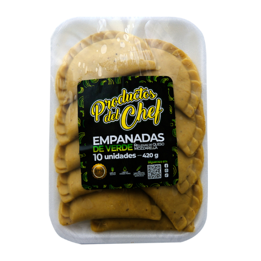 Empanadas Verde Con Queso X 10 Un Productos Del Chef 420Gr Empanadas Verde Con Queso X 10 Un Productos Del Chef 420Gr