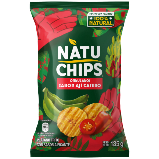 Platanitos Picantes Natuchips 135GR