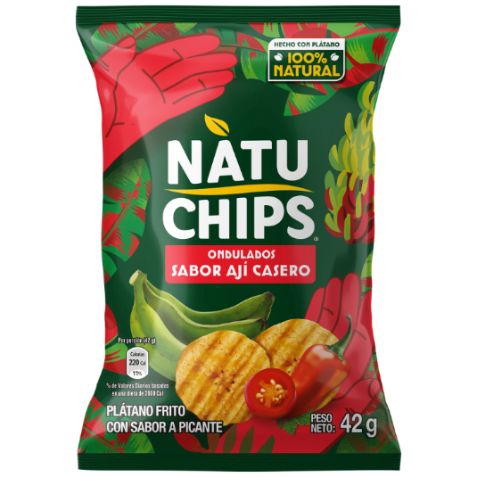 Platanitos Picantes Natuchips 42GR
