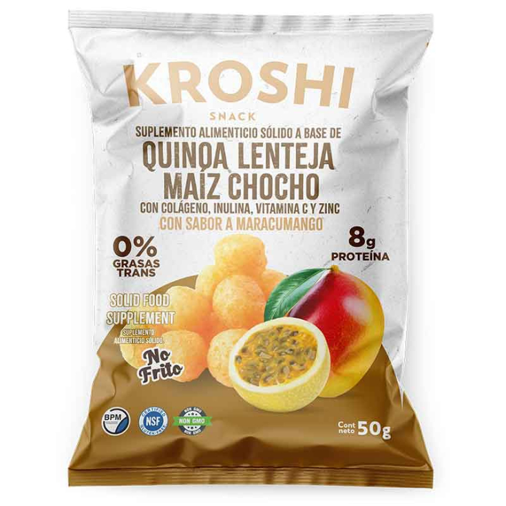 Suplemento Alimenticio Sabor A Maracumango Kroshi 50GR