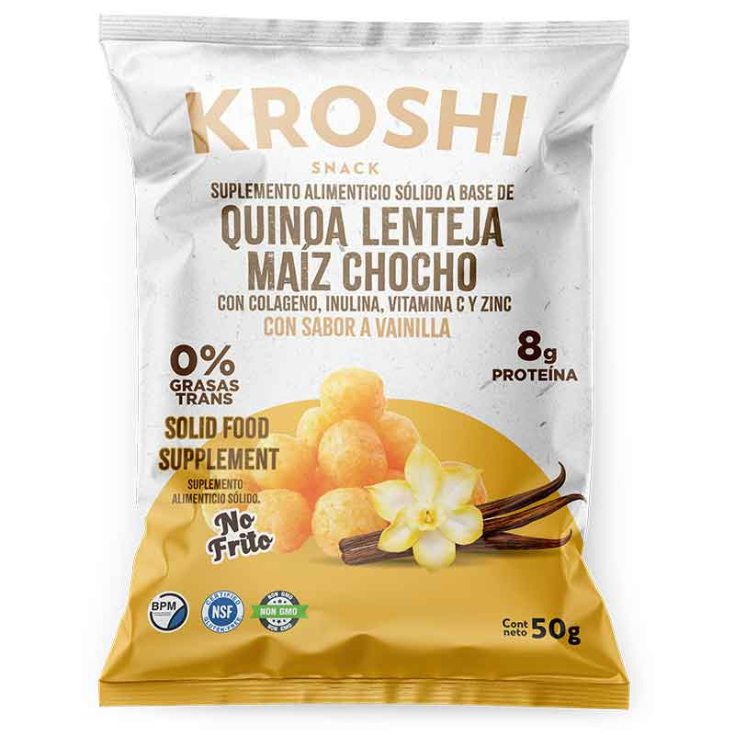 Suplemento Alimenticio Sabor A Vainilla Kroshi 50GR
