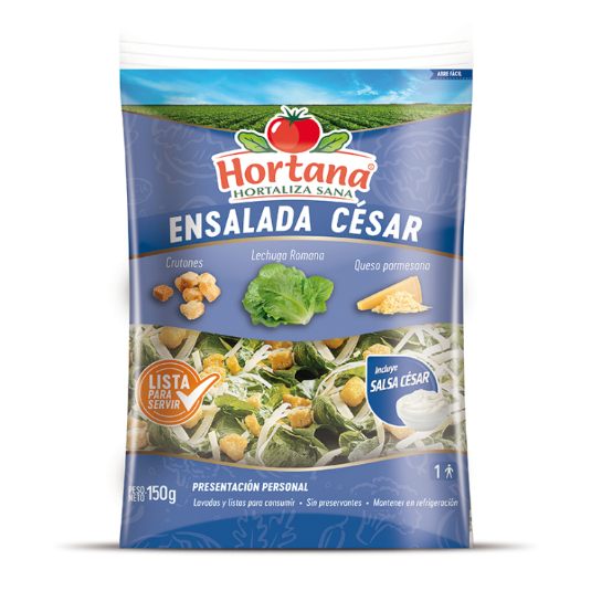 Ensalada Cesar Personal Hortana 150Gr