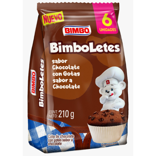 Cake Sabor A Chocolate Con Chispas De Chocolate Bimbo Bimbol