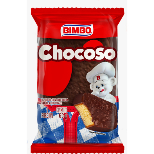 Ponque Chocoso Bimbo 65GR