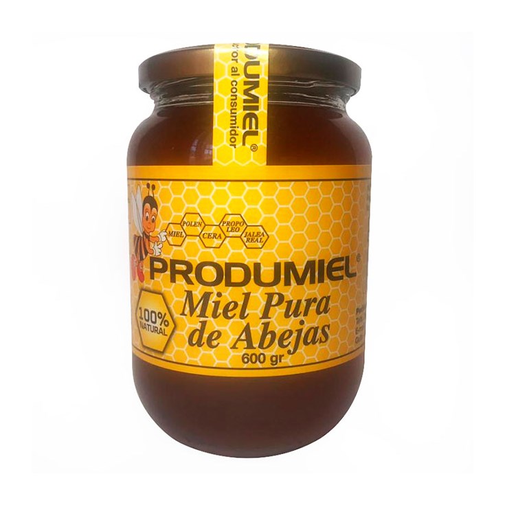 Miel de abeja tipo mantequilla 100% pura, 600 gms