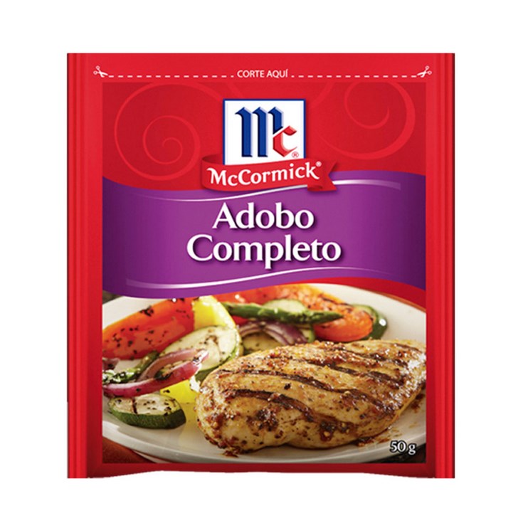 Adobo Completo Sobre Mc Cormick 50 Gr