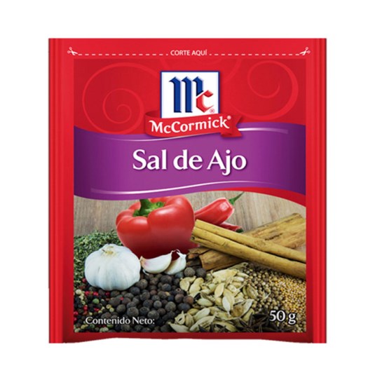 Sal De Ajo Sobre Mc Cormick 40 Gr