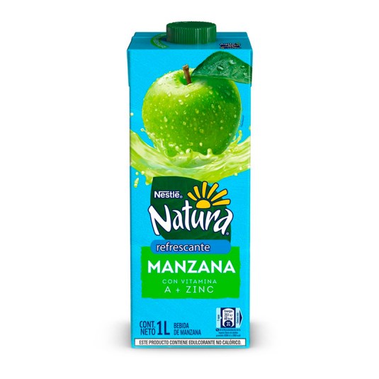 Refrescante Sabor A Manzana Natura 1 Lt.