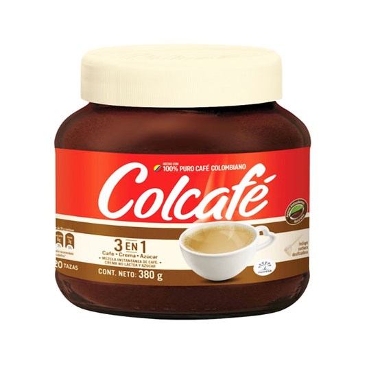 Café Todo En 1 Café Crema/Azúcar Colcafe 380 Gr