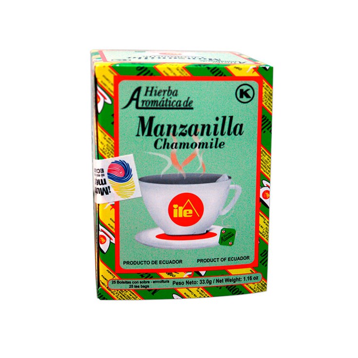 Infusión de manzanilla