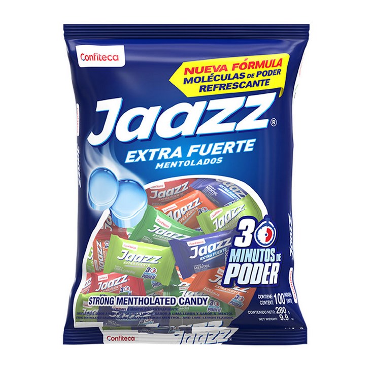 Caramelo Mentolado Surtido Jaazz 360 Gr