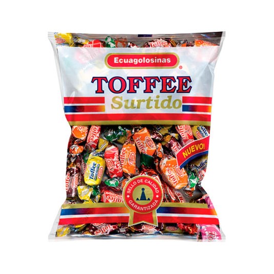 Caramelo Toffee Surtido Ecuagolosinas 325 Gr