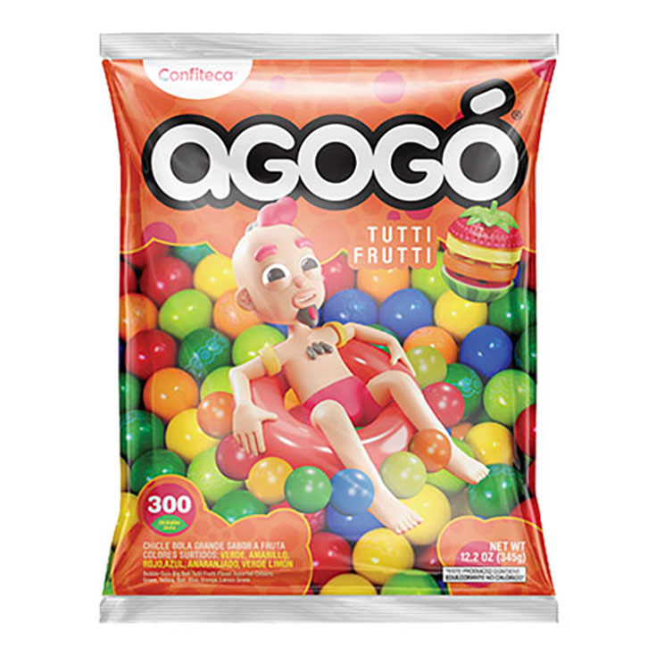 Chicle Bola Original Agogo Pequeña Surtida 3