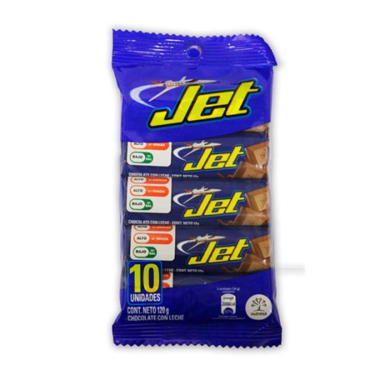 Chocolate Funda Jet X 10 Uni 110 Gr