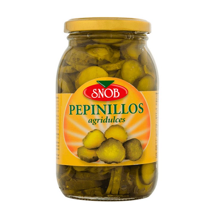 Pepinillos Agridulces Snob 470 Gr