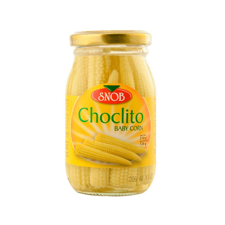 Choclitos Al Natural Baby Corn Snob 240 Gr