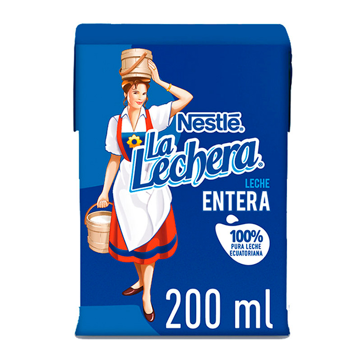 Leche Entera La Lechera 200 Ml.