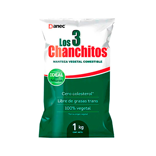 Manteca Funda Tres Chanchitos 1 Kg