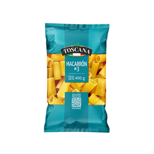 Fideo Macarrón 3 Toscana 400 Gr