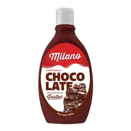 Salsa Líquida Sabor Chocolate Milano 650 Gr