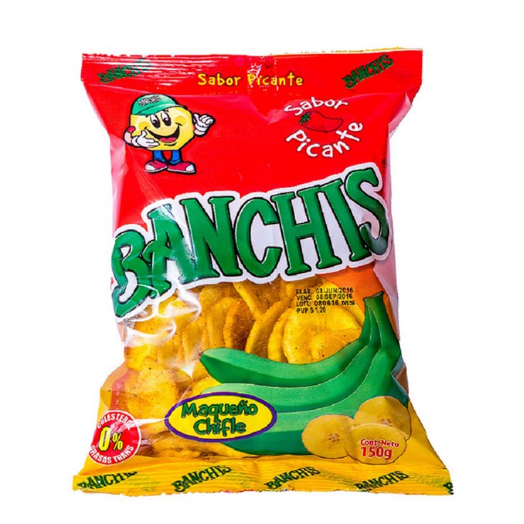 Chifles Familiar Sabor Picante Banchis 150 Gr