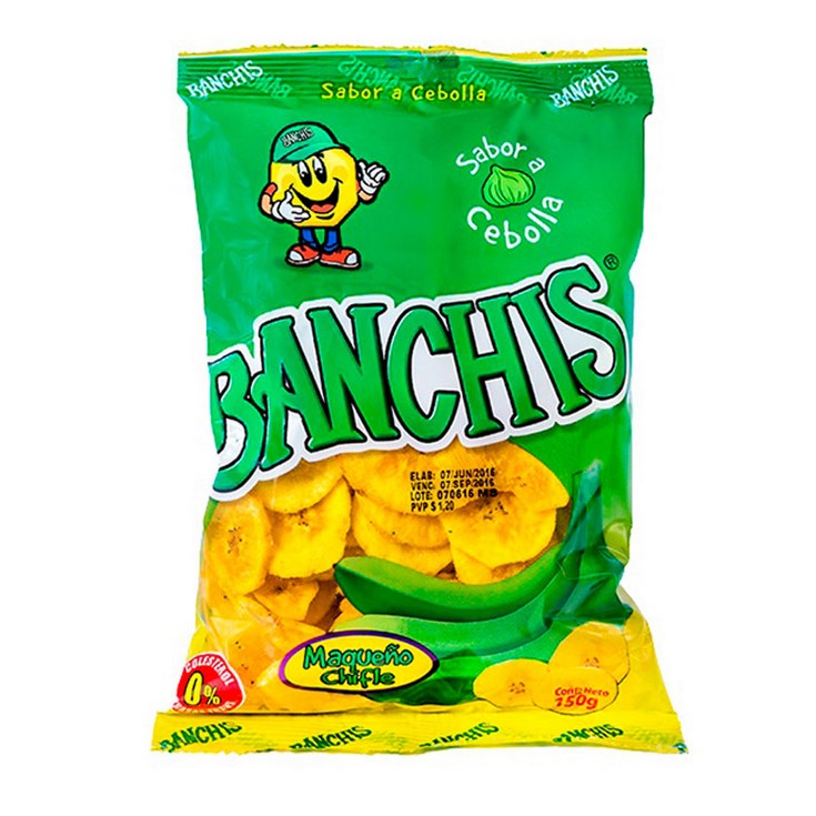 Chifles Familiar Sabor Cebolla Banchis 150 Gr