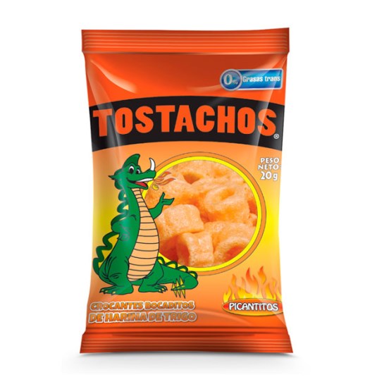Bocaditos Trigo Sabor Picante Tostachos 20 Gr