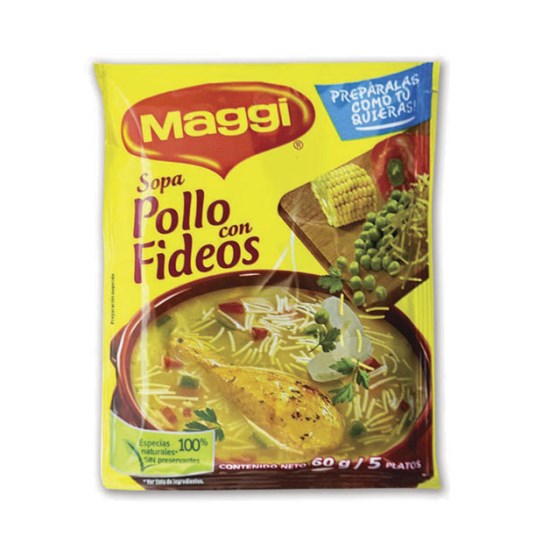 Sopa Pollo Y Fideo Maggi 60 Gr