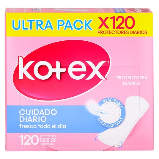 Kotex protectores dias luzdays x 120 un.