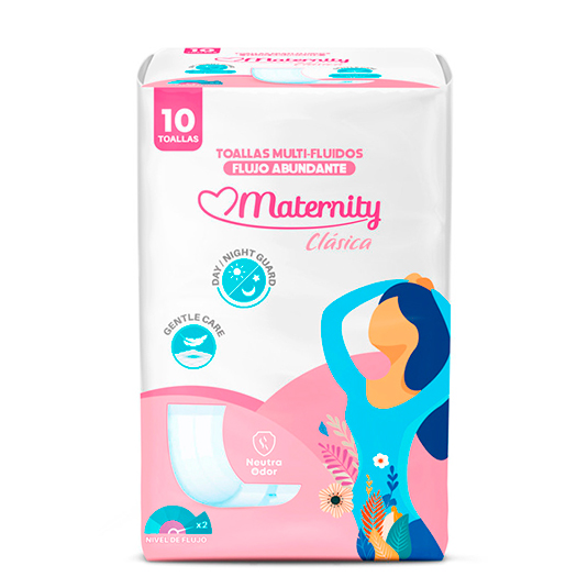 Toalla Sanitaria Maxi Maternity X 10 Uni