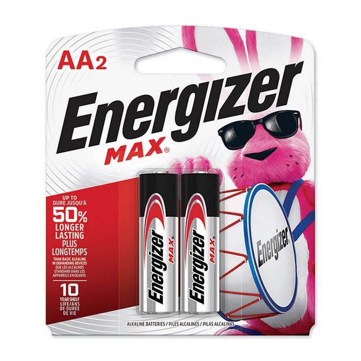 Pila Alkalina Max AA Energizer X 2 Un