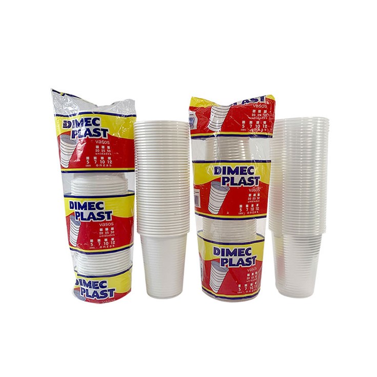 Vaso 7 Oz Surtido Plasti-Util X 50 Uni