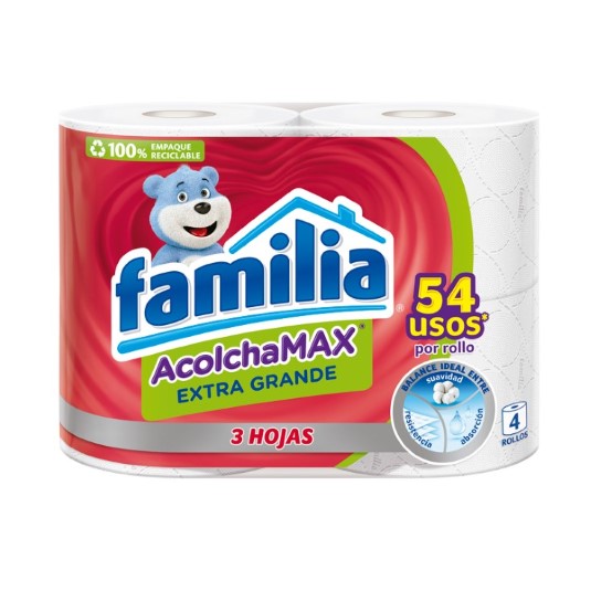 Familia Papel Higienico Extragrande 4 Un