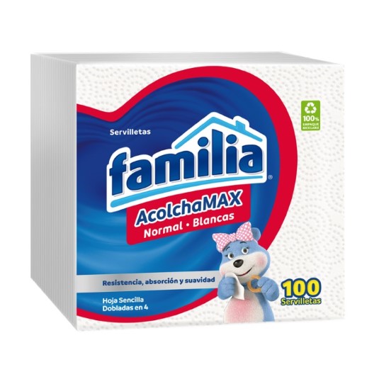 Servilleta Familia X 100 Uni