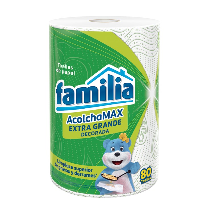 Toalla De Cocina Extragrande Familia 80 Hojas