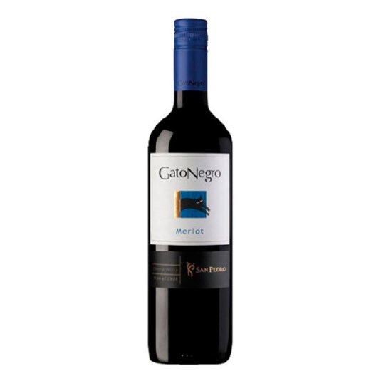 Gato Negro Vino Tinto Merlot 750 Ml