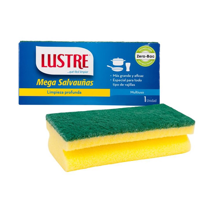 Paño Con Esponja Lustre X Un