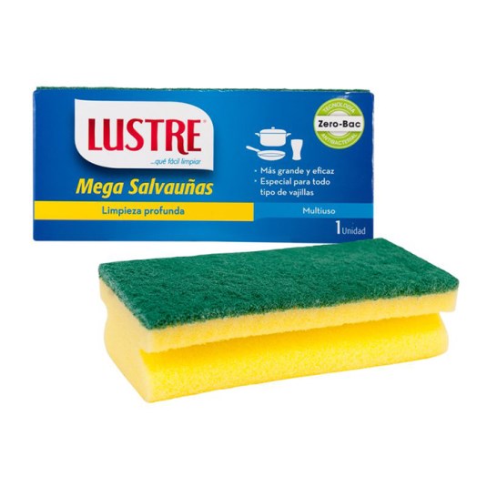 Paño Con Esponja Lustre X Un