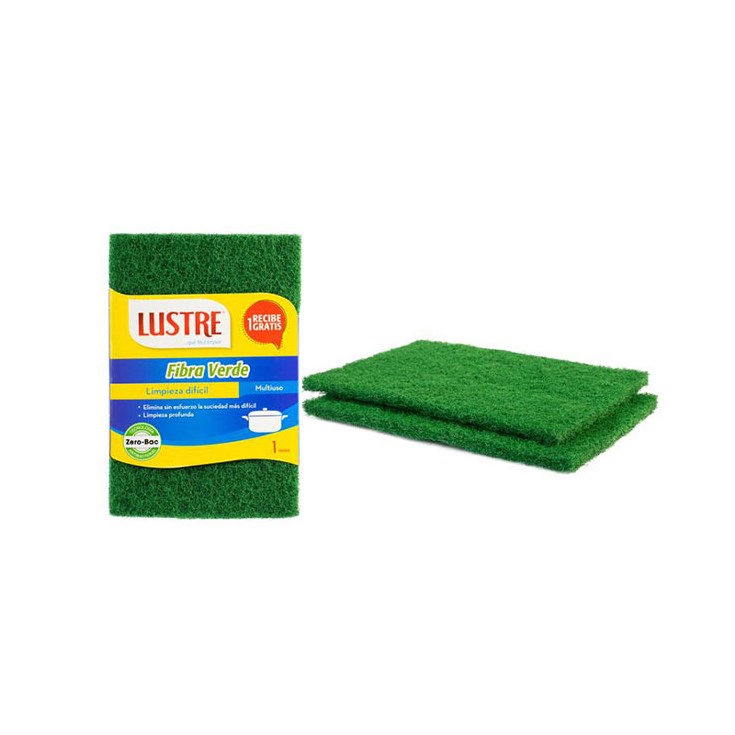 Fibra Verde Paño Limpiador Lustre Uni