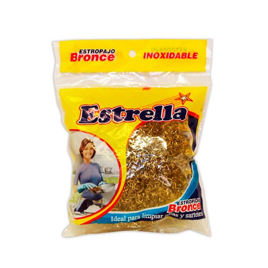 Esponja Bronce Inoxidable Estrella 1 Uni