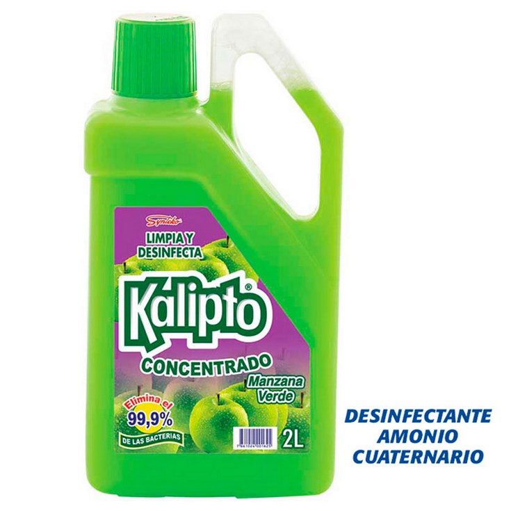 Desinfectante Manzana Verde Kalipto 2 Lt