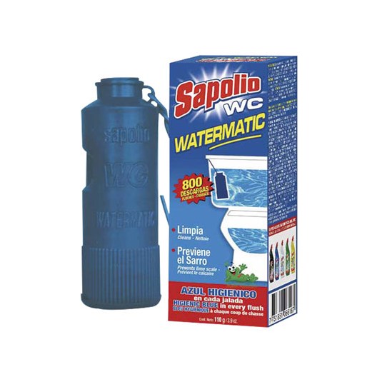 Pastilla Para Tanque Azul Sapolio 110 Gr