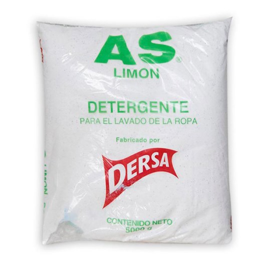 Detergente En Polvo Vinagre Limón As 5.000 Gr