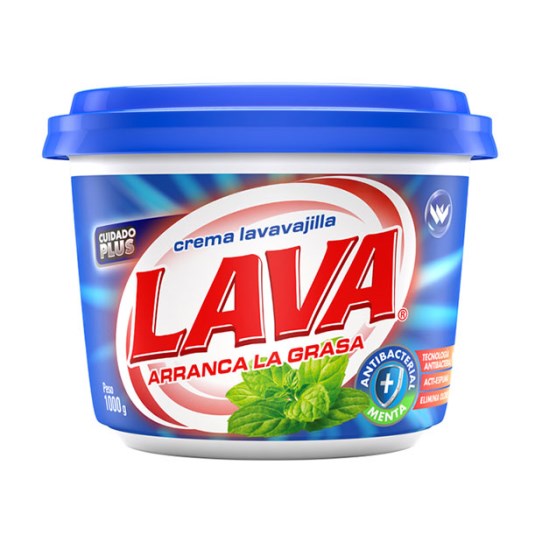 Crema Lavavajilla Antibacterial Lava 1 Kg