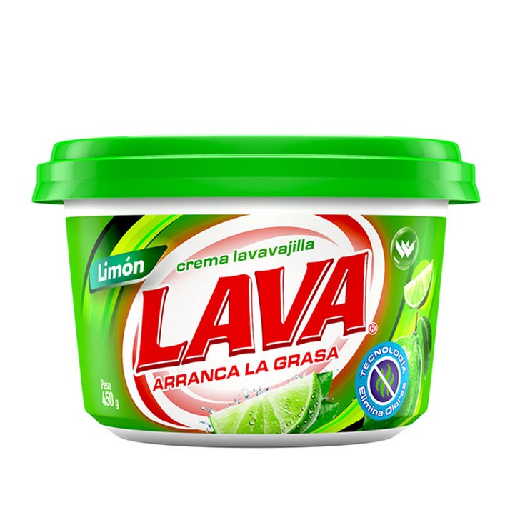 Crema Lavavajilla Floral Limón Lava 450 Gr